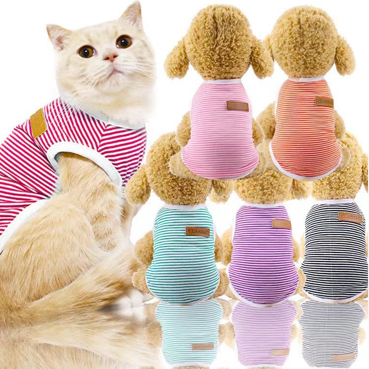 犬の服の毛落ち防止のかわいいベスト子犬の博美ペットの薄いタイプの通気性のペットの春夏の薄いタイプ